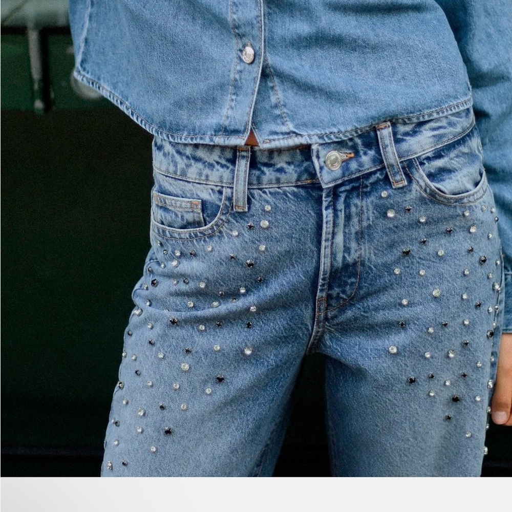 ZARA Women's Gemstone Jeans Size 4